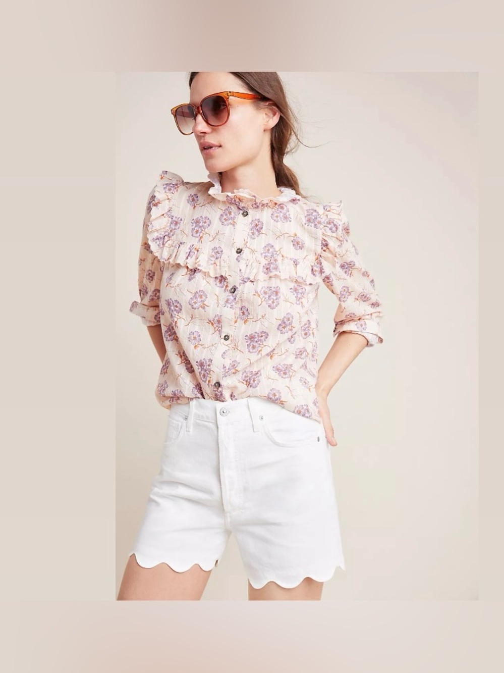 Citizens of Humanity Audrey High Rise Denim Shorts